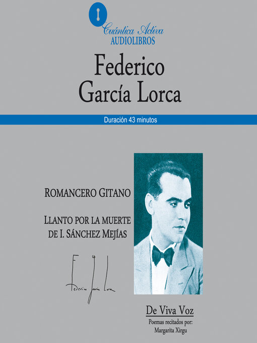 Title details for Romancero Gitano y Llanto por la muerte de I. Sanchez Mejías by Federico García Lorca - Available